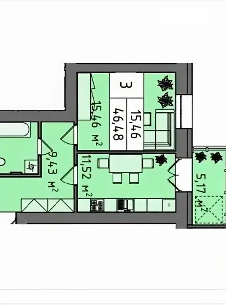 Квартира на пров. Симона Петлюри 7/3 в Хмельницькому, ID 243673, фото №6