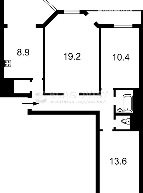 Квартира на вул. Августина Волошина, 2А в Києві, ID 163546, фото №10