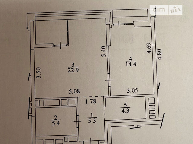 Квартира на вул. Ґарета Джонса, 12 в Києві, ID 177113, фото №1