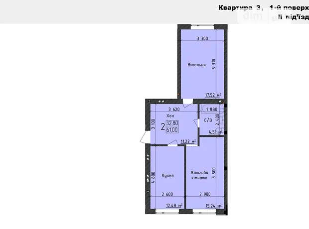 Квартира на вул. 6-та Приміська в Чернівцях, ID 247248, фото №5