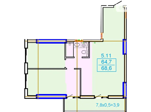 Квартира на вул. Генуезька, 1Ж в Одесі, ID 203768, фото №2