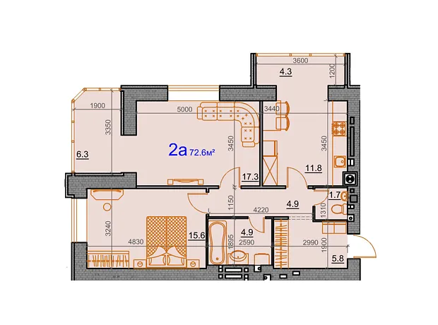 Квартира на вул. Курортна 7В/7 в Миколаєві, ID 187242, фото №3