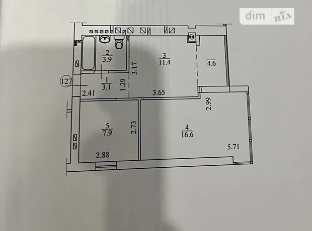 Квартира на вул. Бориса Гмирі, 7 в Київ, ID 343804, фото №1