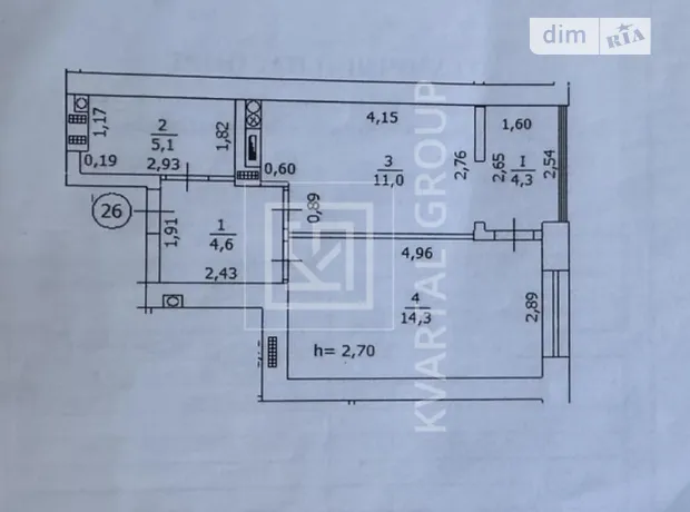 Квартира на вул. Миколи Сингаївського, 2Р в Києві, ID 230096, фото №10