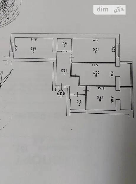 Квартира на вул. Архітектора Старова, 4К в Миколаїв, ID 164373, фото №3
