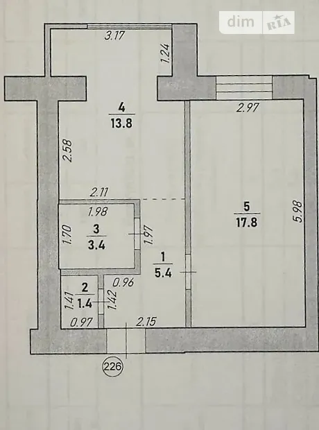 Квартира на вул. Хмельницького Богдана, 53 в Івано-Франківську, ID 183628, фото №14