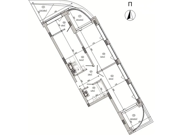 Квартира на вул. Величковського, 7Б в Львові, ID 200835, фото №2