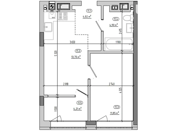Квартира на вул. Величковського, 7Б в Львові, ID 165677, фото №2