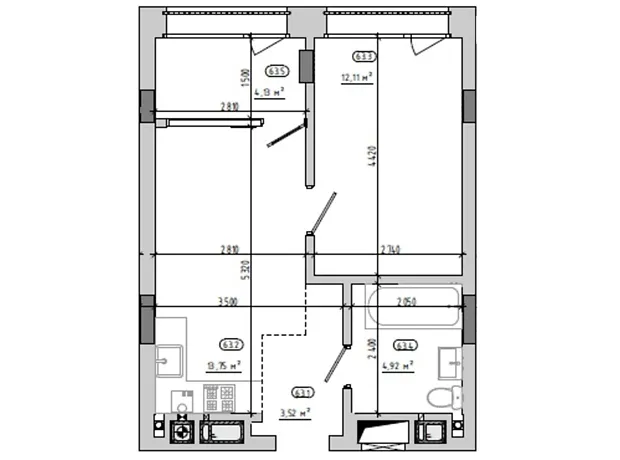 Квартира на вул. Величковського, 7Б в Львів, ID 182780, фото №2
