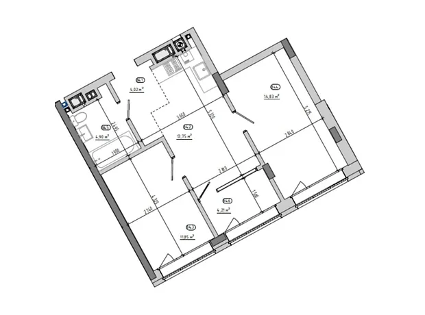 Квартира на вул. Величковського, 7Б в Львові, ID 195603, фото №2