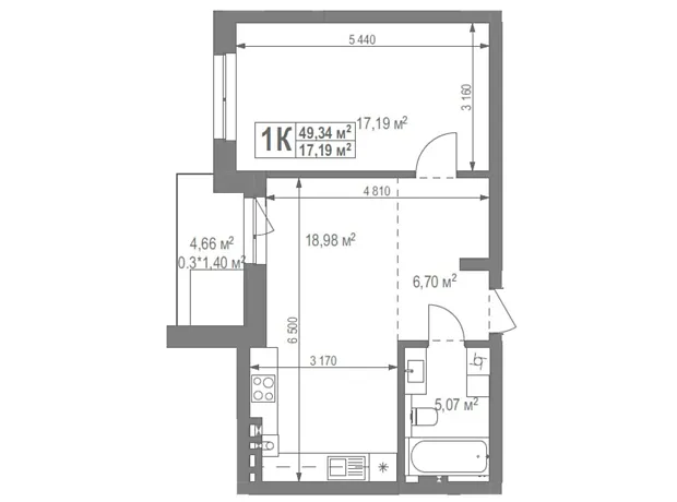 Квартира на вул. Лисеницька в Львові, ID 162406, фото №2