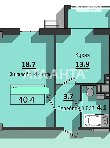 Квартира на вул. Космонавтів в Одесі, ID 182805, фото №21