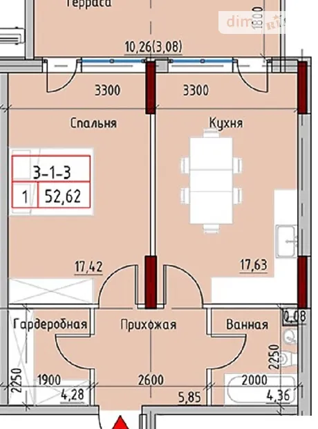 Квартира на пров. Маячний, 7 в Одесі, ID 164397, фото №3