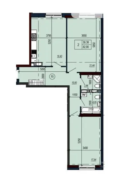 Квартира на вул. Глибочицька, 73 в Києві, ID 190011, фото №1