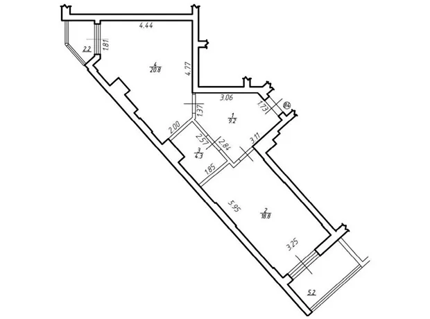Квартира на вул. Під Голоском, 17Г в Львів, ID 181223, фото №2