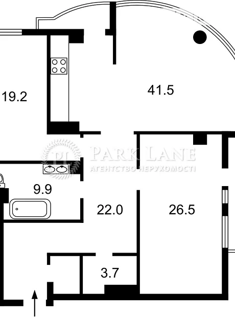Квартира на вул. Казимира Малевича, 48 в Києві, ID 199280, фото №6