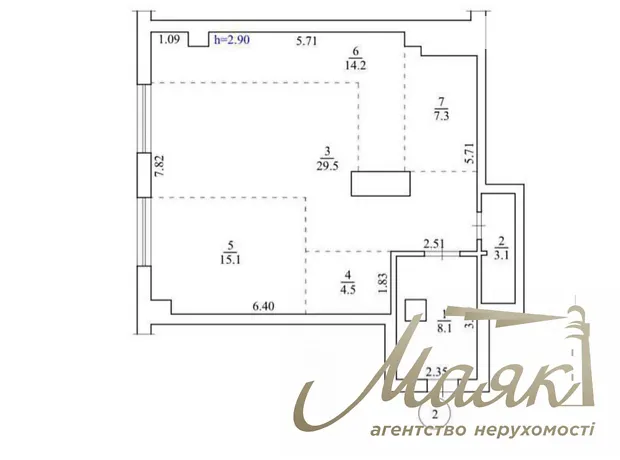 Квартира на вул. Саперне Поле, 5А в Києві, ID 174210, фото №9
