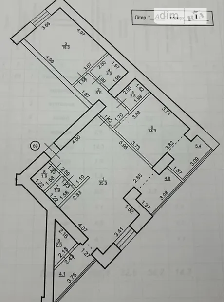 Квартира на вул. Приозерна в Івано-Франківську, ID 233538, фото №2