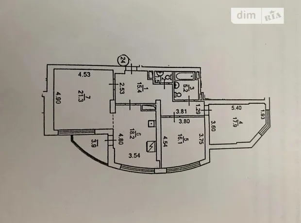Квартира на вул. Гришка Михайла, 9 в Києві, ID 261893, фото №14