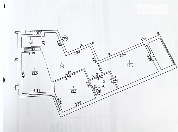 Квартира на просп. Берестейський, 65А в Києві, ID 187369, фото №5