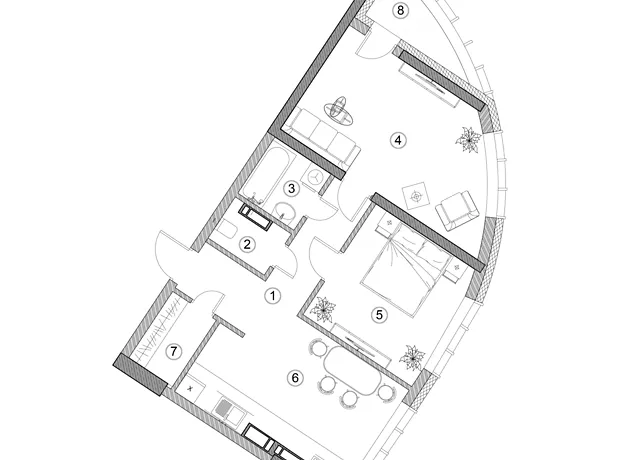 Квартира на бул. Миколи Міхновського, 13А в Києві, ID 182195, фото №2