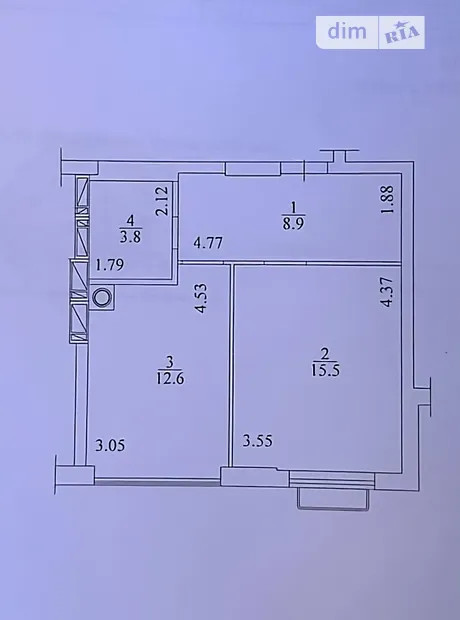Квартира на вул. Матвія Донцова, 21 в Києві, ID 225177, фото №3