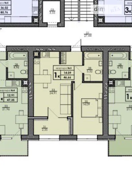 Квартира на пров. Вовчинецька, 12 в Івано-Франківську, ID 309973, фото №6