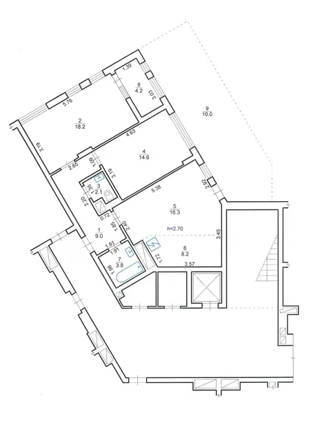 Квартира на вул. Хмельницького Богдана, 207В в Львові, ID 164169, фото №7