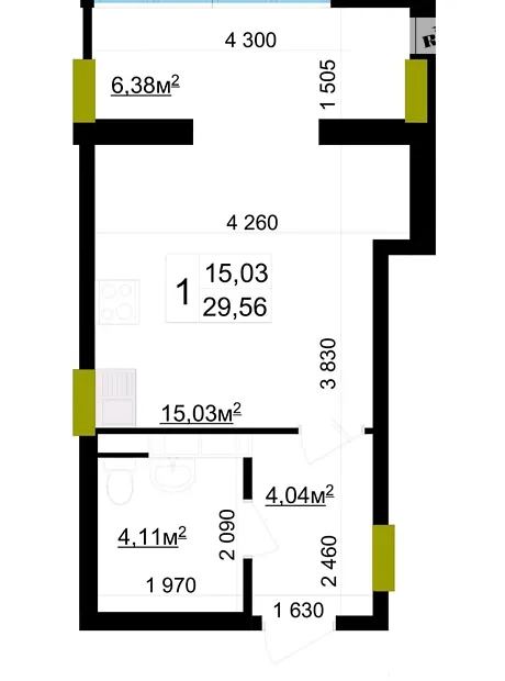Квартира на просп. Незалежності, 29 в Житомирі, ID 243351, фото №6