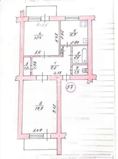 Квартира на вул. Громадянська, 2 в Києві, ID 222700, фото №9