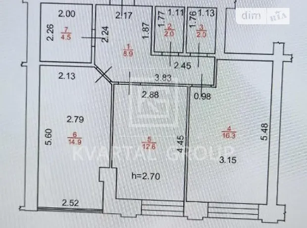 Квартира на вул. Соборна, 122 в Києві, ID 223457, фото №15