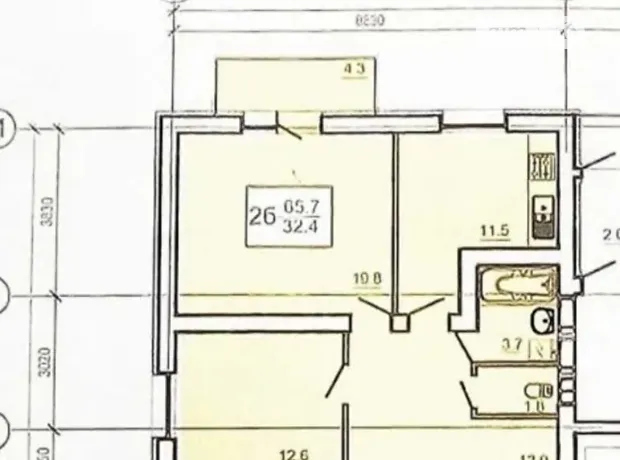 Квартира на вул. Нескорених, 1 в Харкові, ID 167785, фото №8