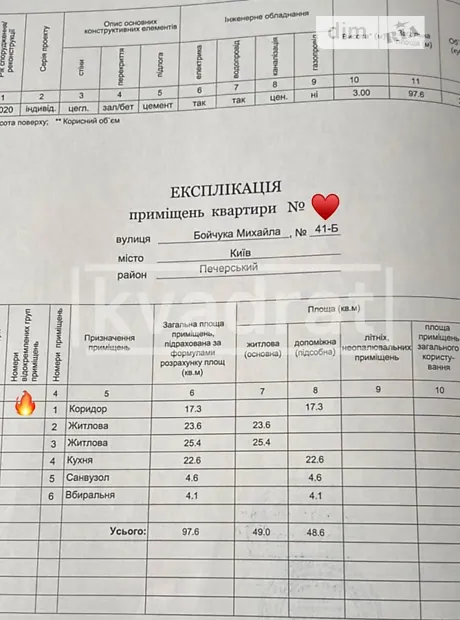 Квартира на вул. Михайла Бойчука, 41Б в Києві, ID 166247, фото №50