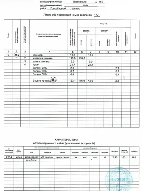 Квартира на вул. Тарасівська, 9В в Києві, ID 183674, фото №12