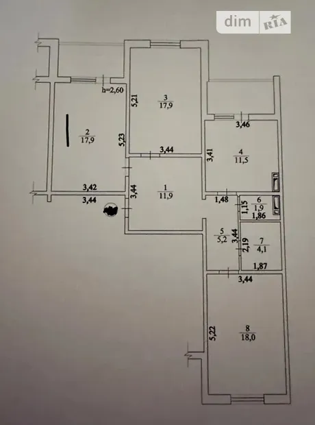 Квартира на вул. Коноплянська, 22Б в Києві, ID 168247, фото №22