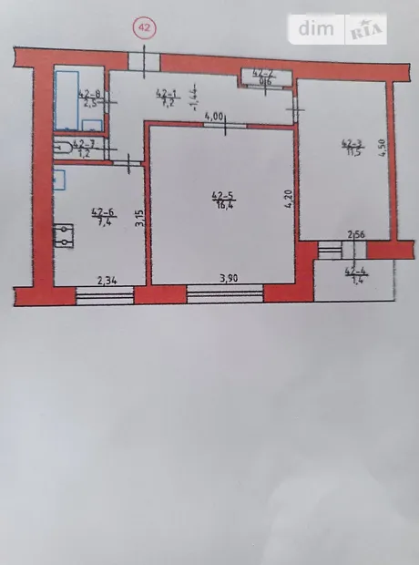 Квартира на вул. Гулака-Артемовського, 15А в Луцьку, ID 226018, фото №24