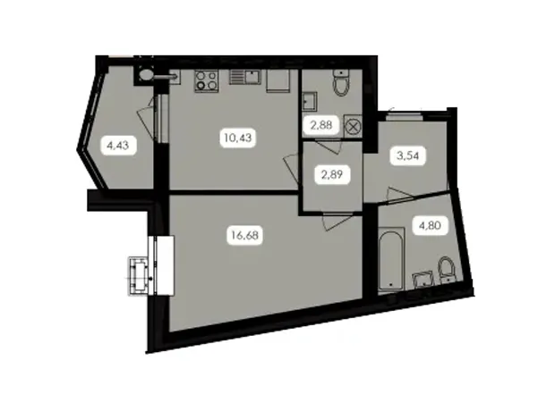 Квартира на вул. Святослава Ріхтера, 40 в Житомир, ID 255585, фото №5