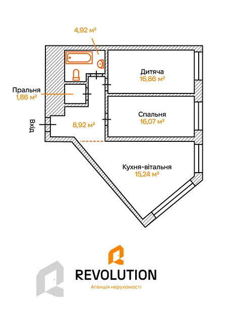 Квартира на вул. Митрополита Василя Липківського, 16Г в Києві, ID 188637, фото №2