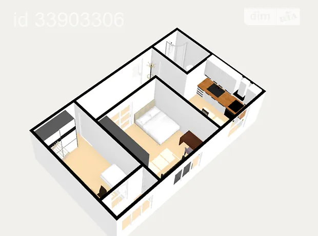 Квартира на вул. Ігора Бедзая, 85 в Миколаєві, ID 165595, фото №25