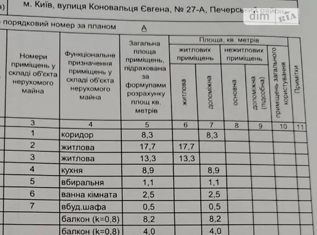 Квартира на вул. Коновальця Євгена, 27А в Києві, ID 177345, фото №28