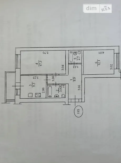 Квартира на вул. Київська, 53 в Києві, ID 242930, фото №16