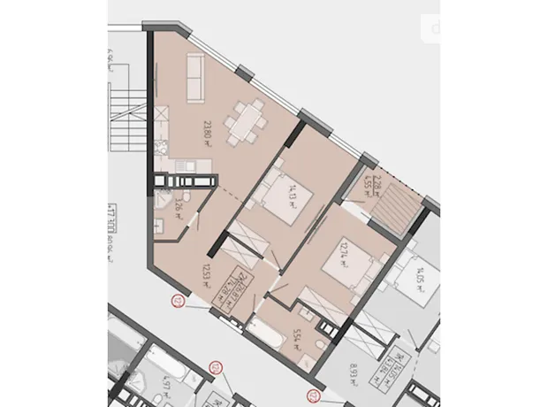 Квартира на вул. Бордуляка в Тернополі, ID 357243, фото №6
