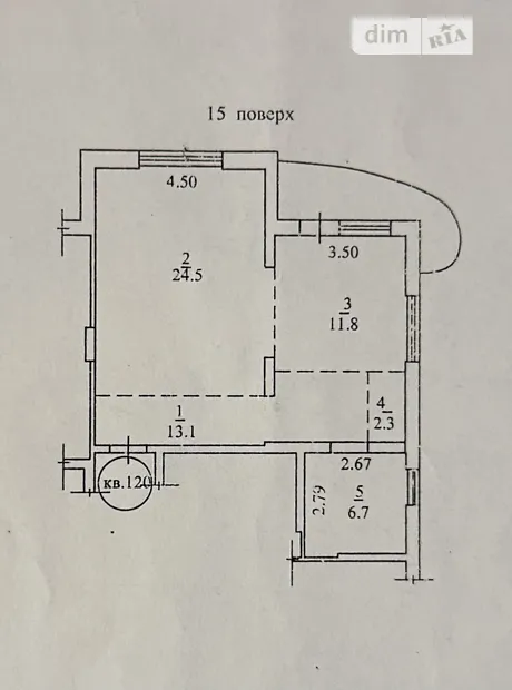 Квартира на вул. Якова Бреуса 63/1 в Одесі, ID 185262, фото №37