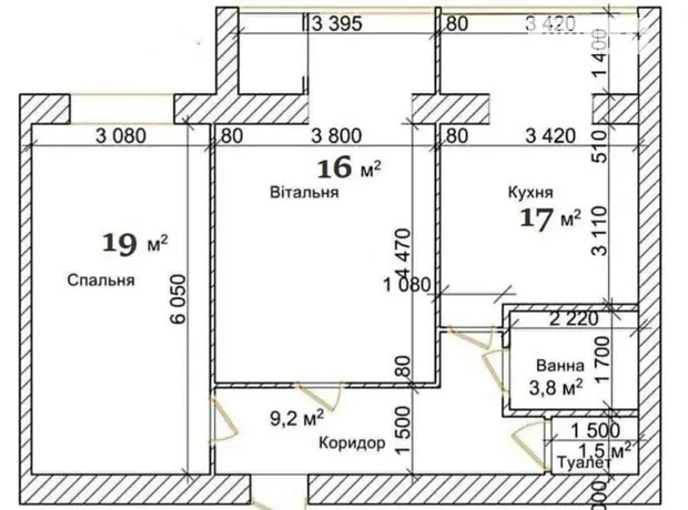 Квартира на вул. Озерна, 16Б в Хмельницькому, ID 321377, фото №8