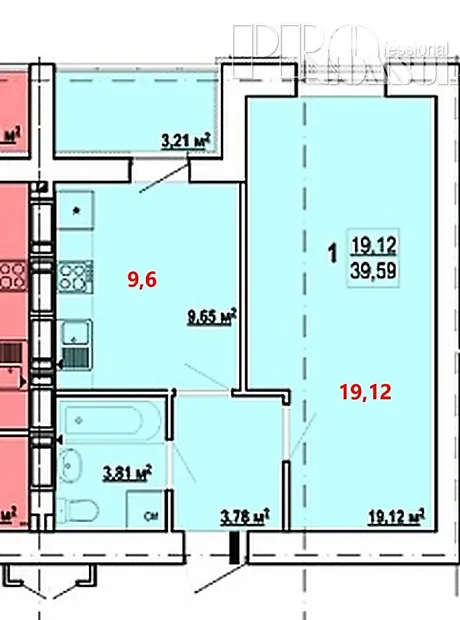 Квартира на вул. Борткевича, 15 в Харкові, ID 336656, фото №12