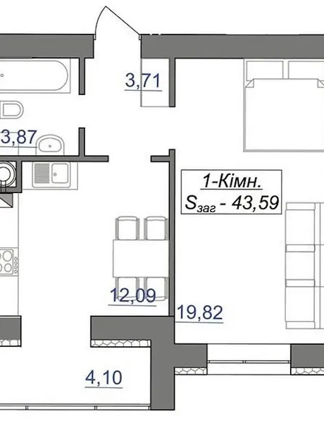 Квартира на пров. Ключний в Івано-Франківську, ID 309929, фото №5