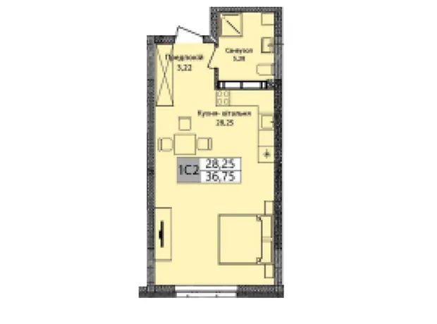 Квартира на шосе Харківське, 210 в Київ, ID 164727, фото №2