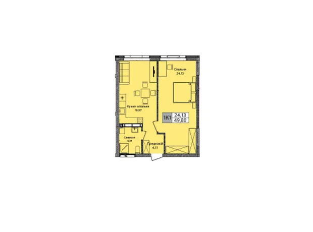Квартира на шосе Харківське, 210 в Києві, ID 187089, фото №1
