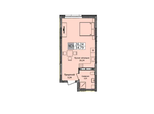 Квартира на шосе Харківське, 210 в Києві, ID 189815, фото №2