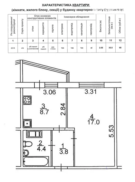 Квартира на вул. Стеценка, 75К в Києві, ID 177678, фото №21